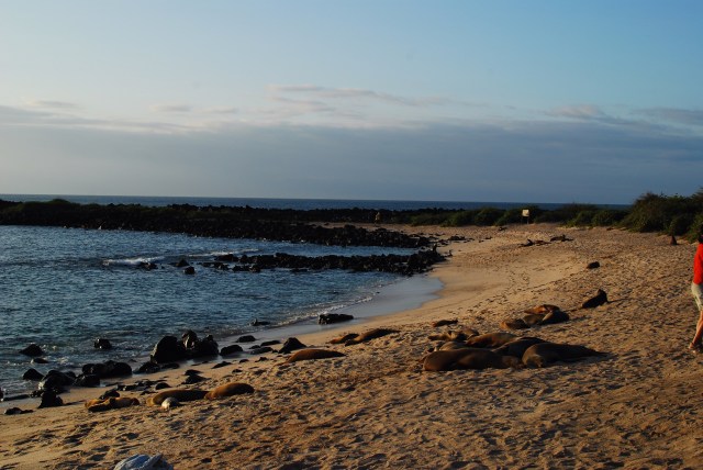Lover's Beach before sunset
