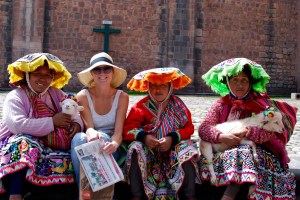 Nothing says tourist more than this photo... But who can resist baby Alpaca?