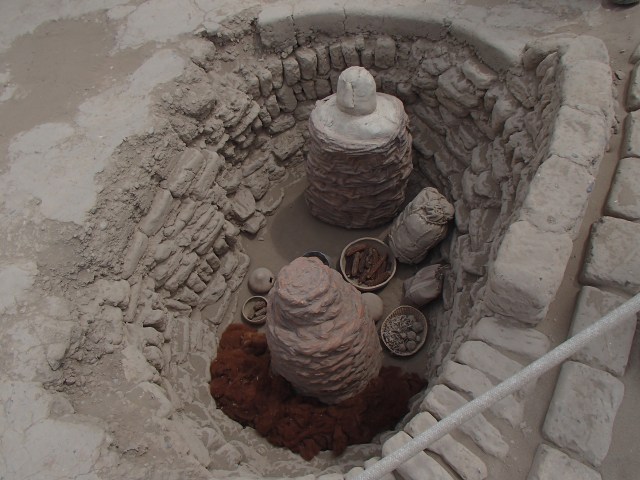 The pyramid was a burial mound for the local inhabitants 