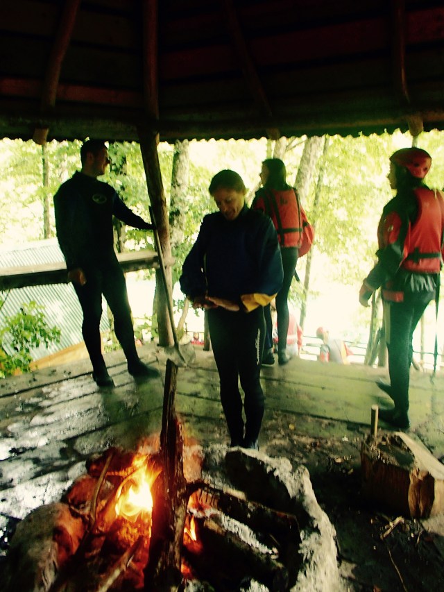 Trying to stay warm.