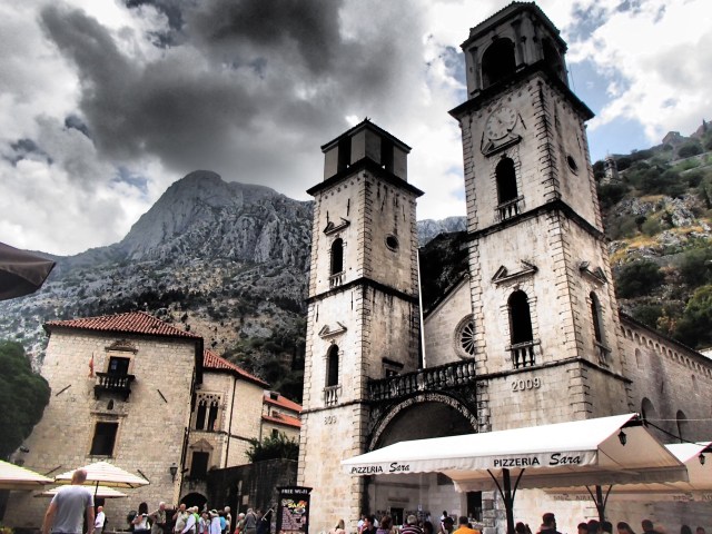 A church dating back to the 9th century in Kotor's Old Town.