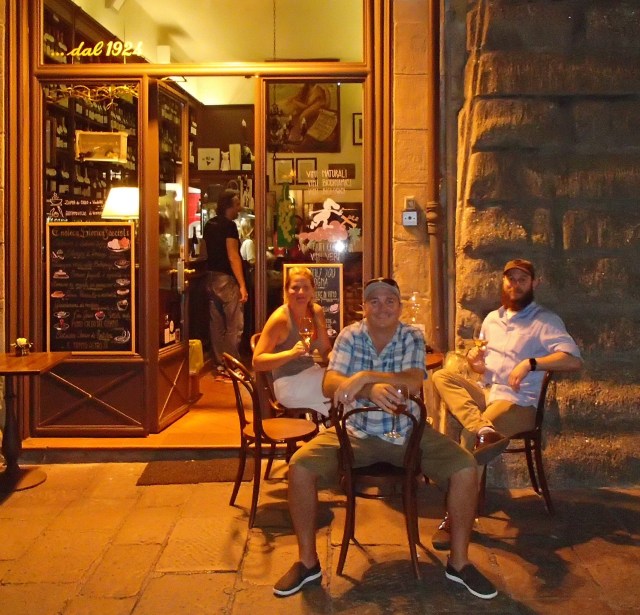 Amazing wine from a cute shop tucked down a small alley