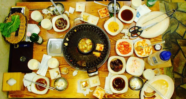 A feast of meat with all the fixings